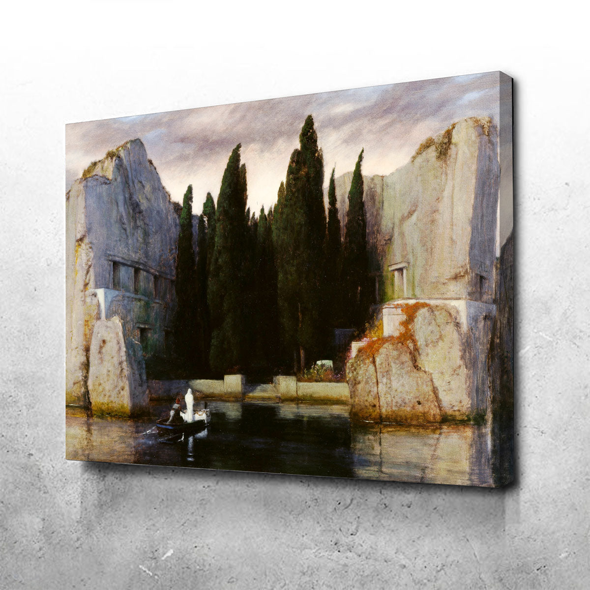 Stunning Die Toteninsel Wall Art by Arnold Böcklin