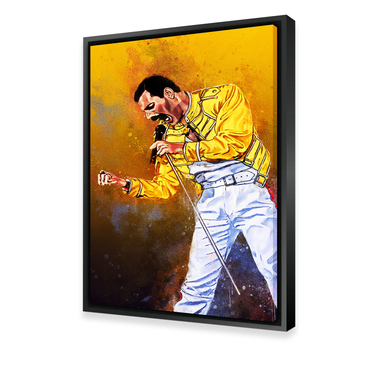 Gorgeous Freddie Mercury Painting Wall Art for Stunning Home Decor