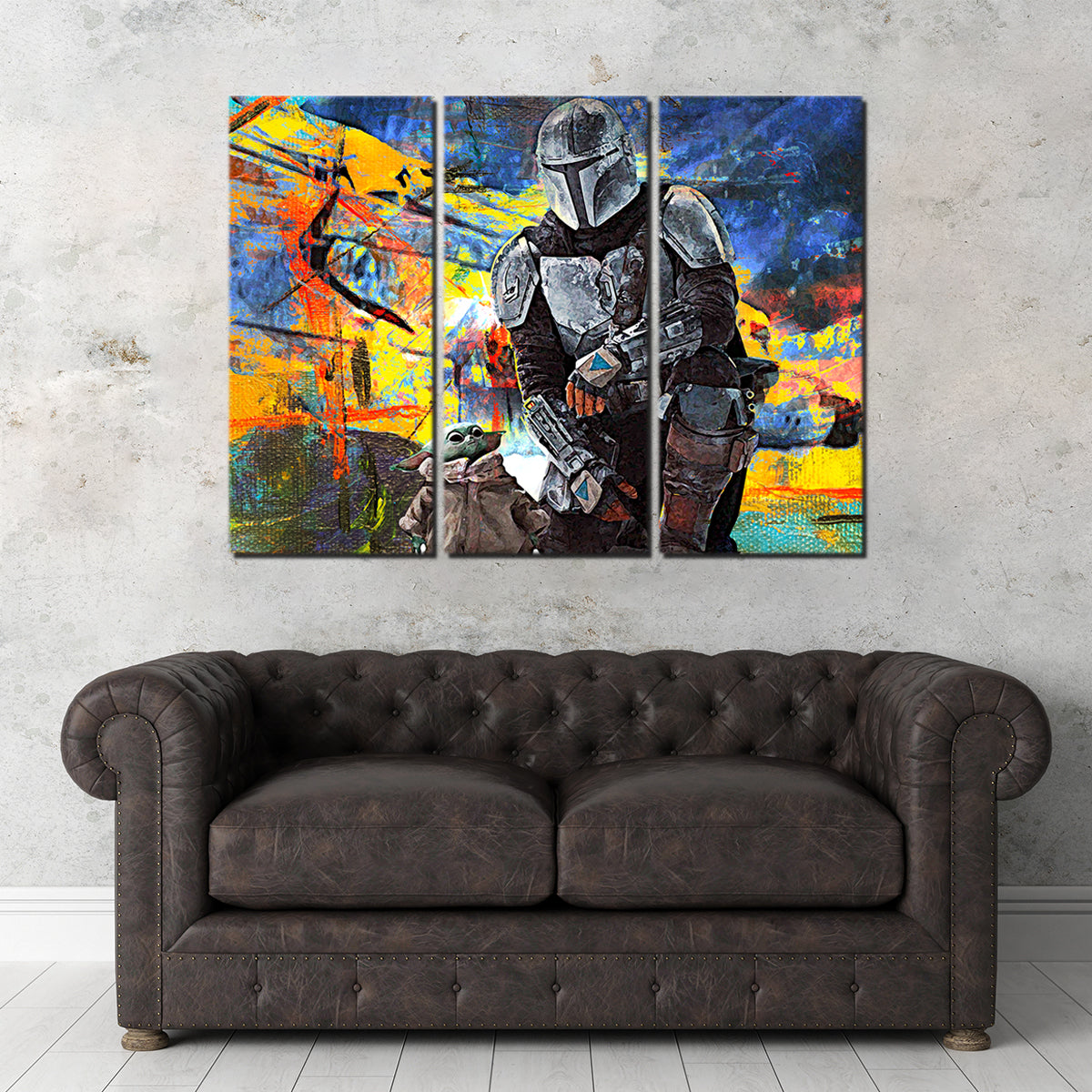 The Child from The Mandalorian High - Quality Wall Art
