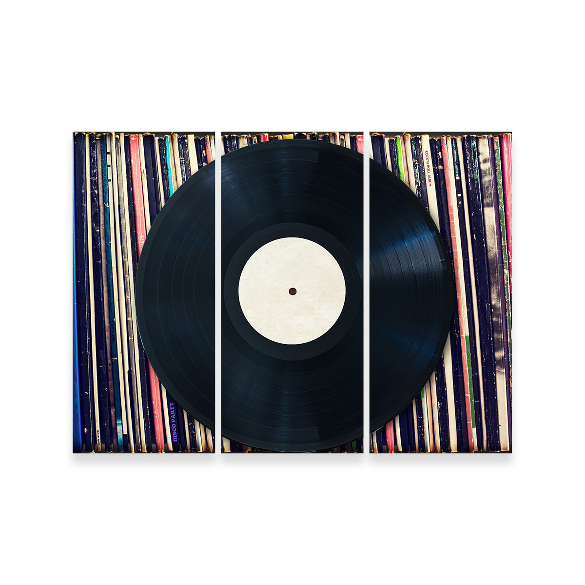 Premium Record Wall - Handmade Canvas Artwork