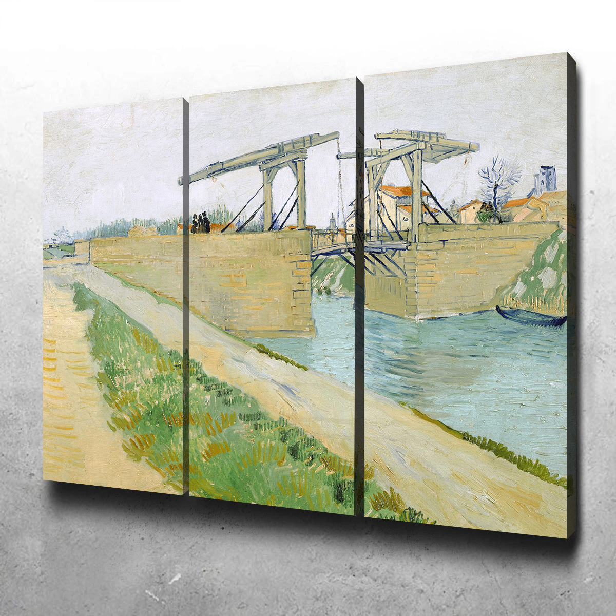 Vincent van Gogh's De brug van Langlois Stunning Wall Art