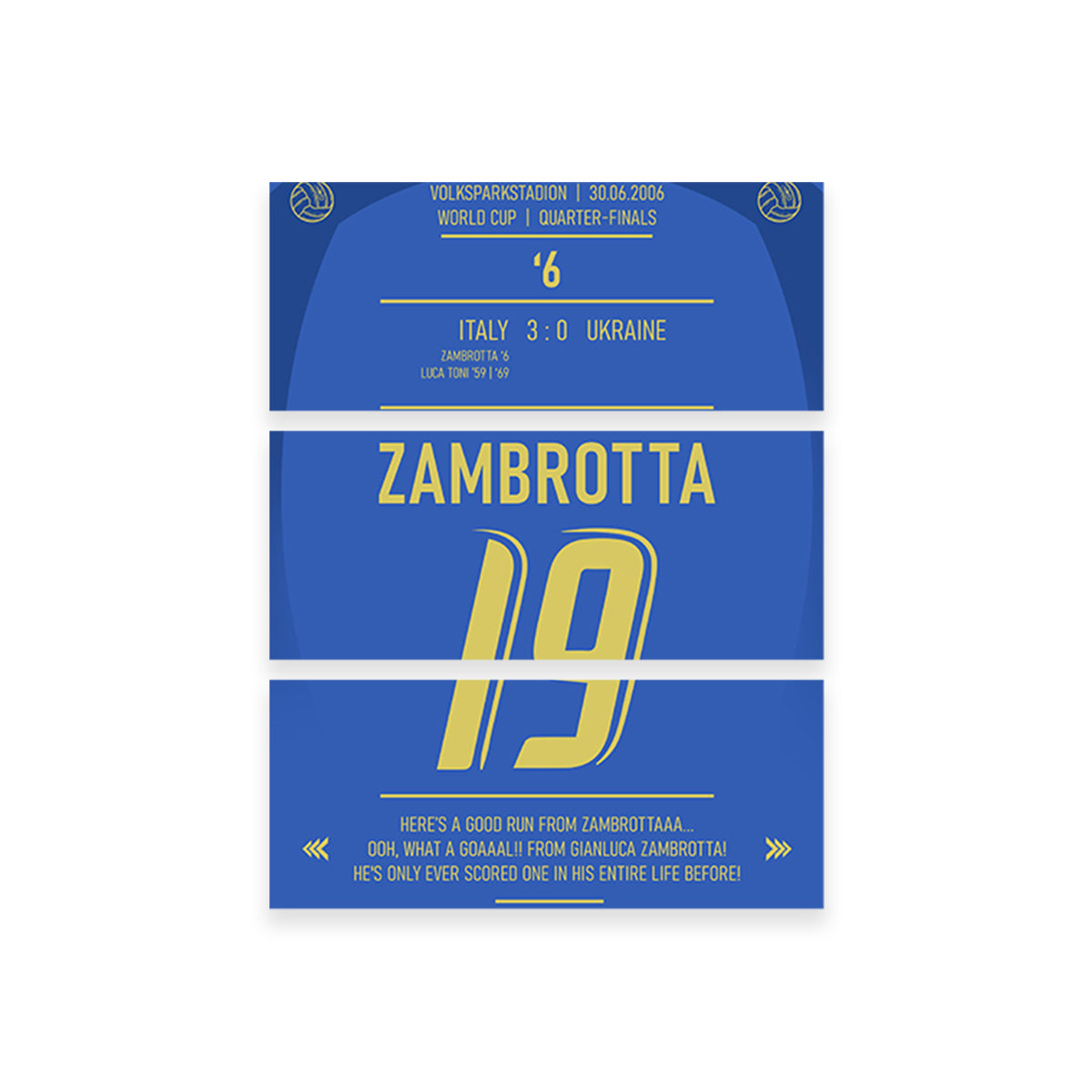 Zambrotta by George Sorin - Museum Quality Handmade Canvas Print