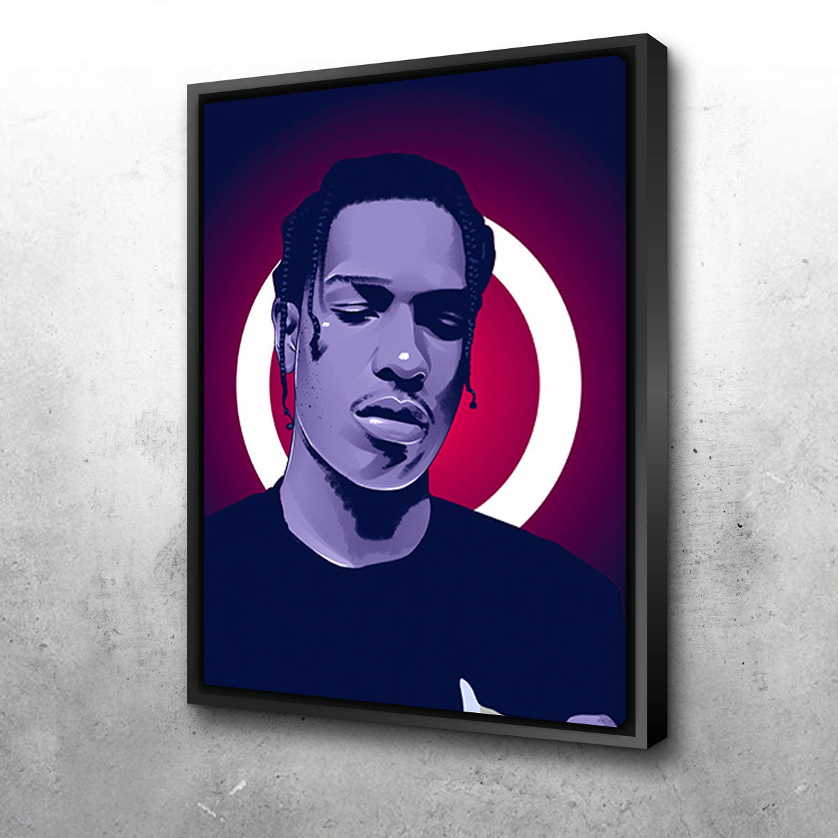 A$ap Rocky High - Quality Wall Art by Tovu Yovi