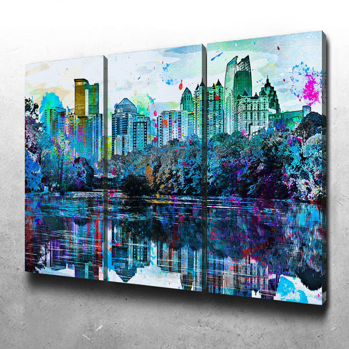 Stunning Abstract Atlanta Wall Art for Modern Decor