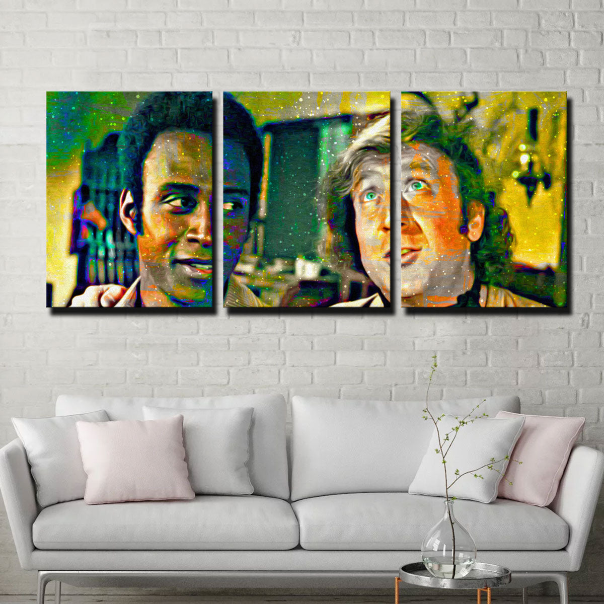 Stunning Blazing Saddles Bart & Jim Wall Art for Your Home Decor
