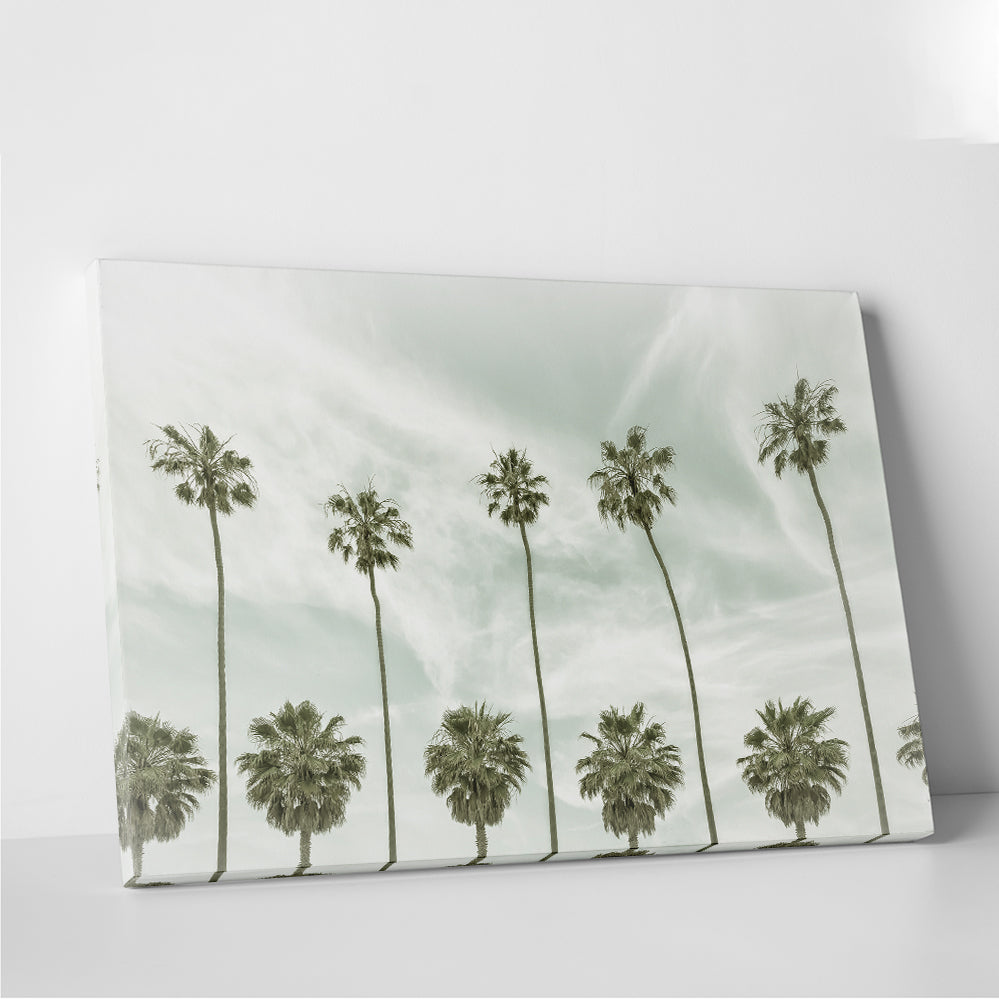 Stunning Palm Trees and Clouds Wall Art by Melanie Viola