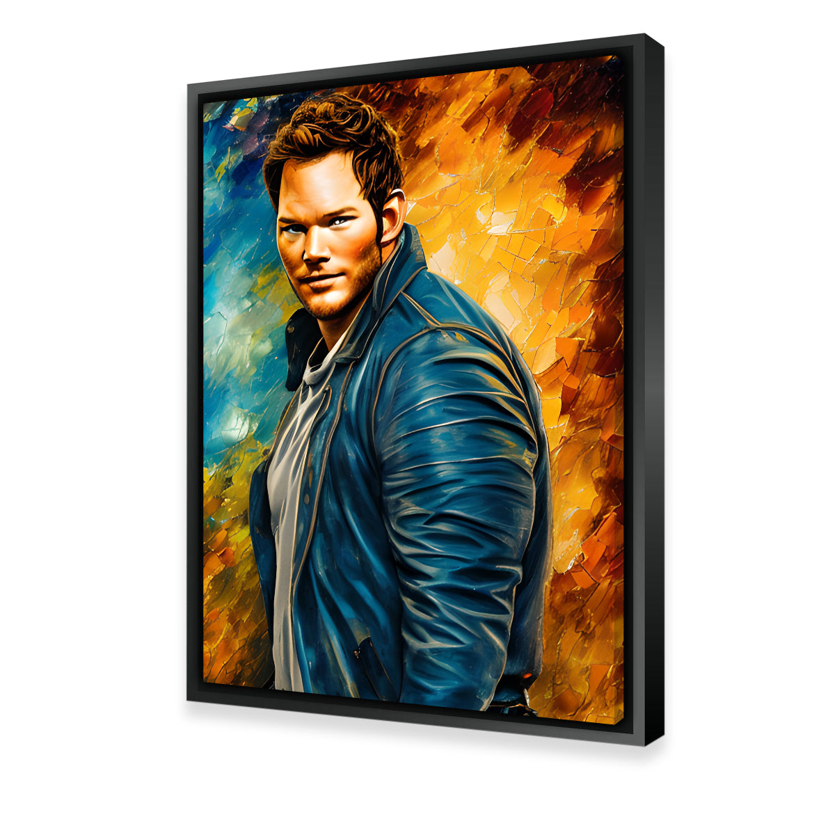 Stunning Chris Pratt Wall Art by Dina Rolle