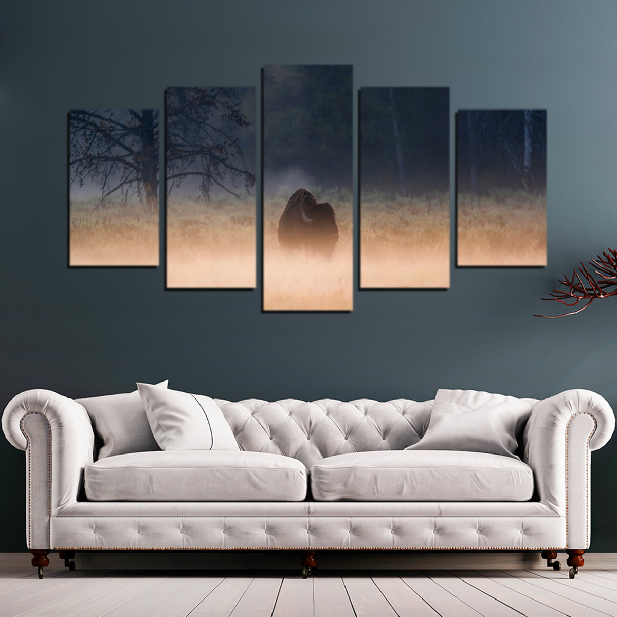 Enchanting Foggy Morning Wall Art by Lucas Moore