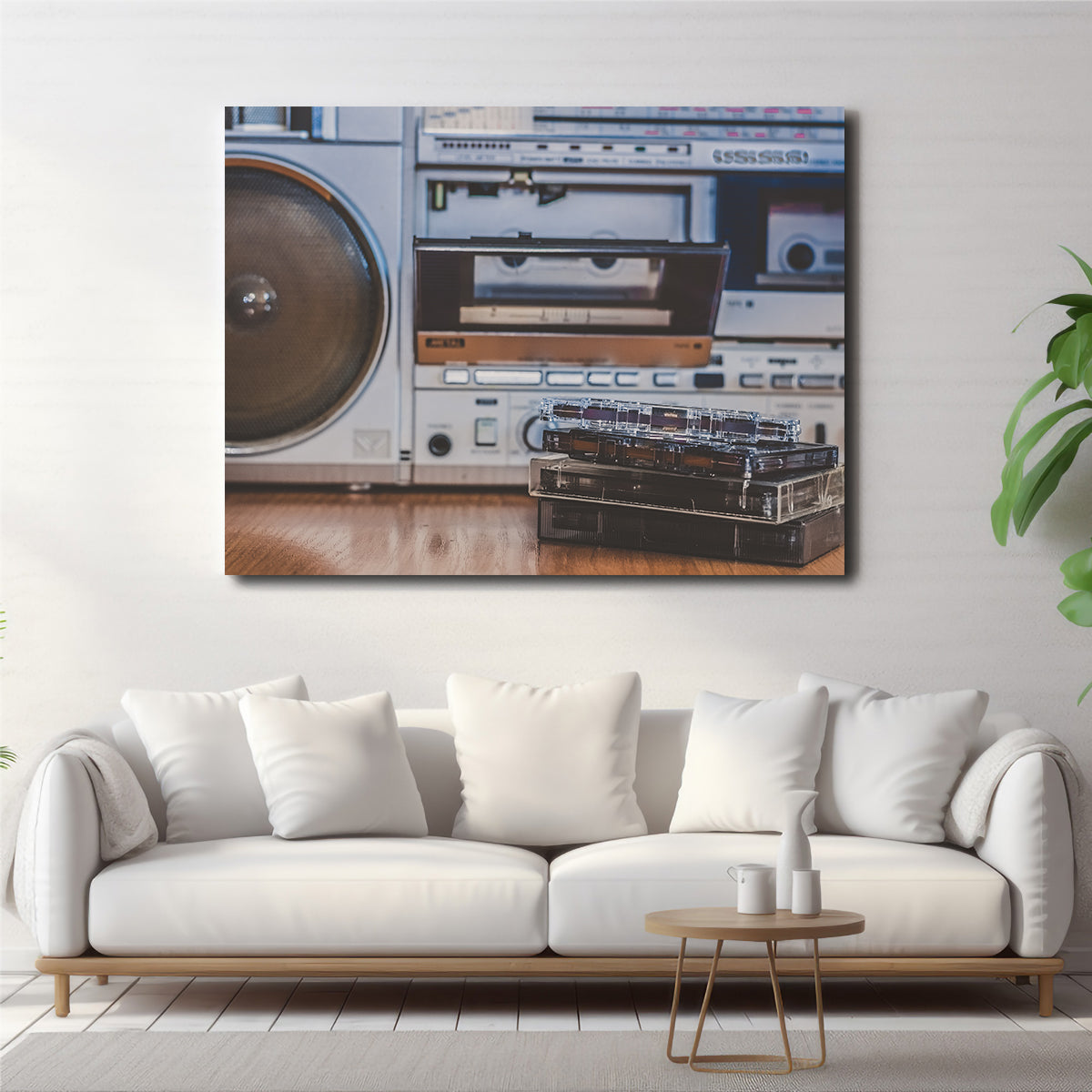 High - quality Boombox and Cassettes Set