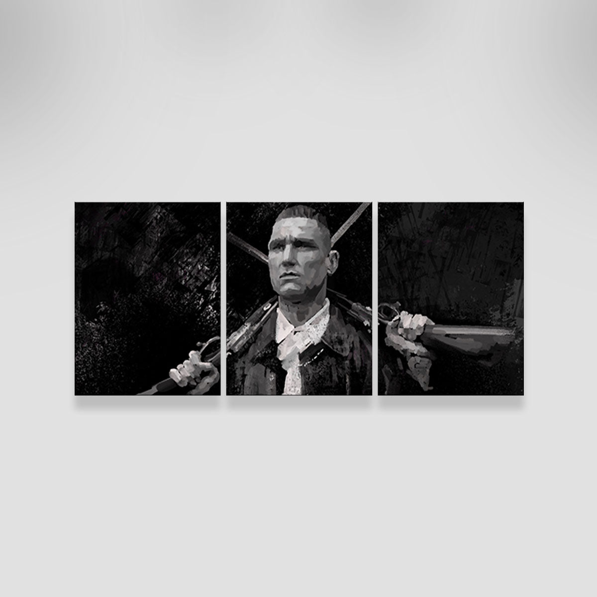 Stylish Lock Stock Wall Art by Andy Brackpool