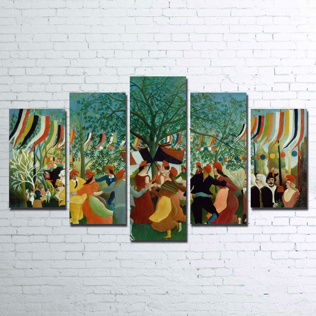 A Centennial of Independence Stunning Wall Art by Henri Rousseau