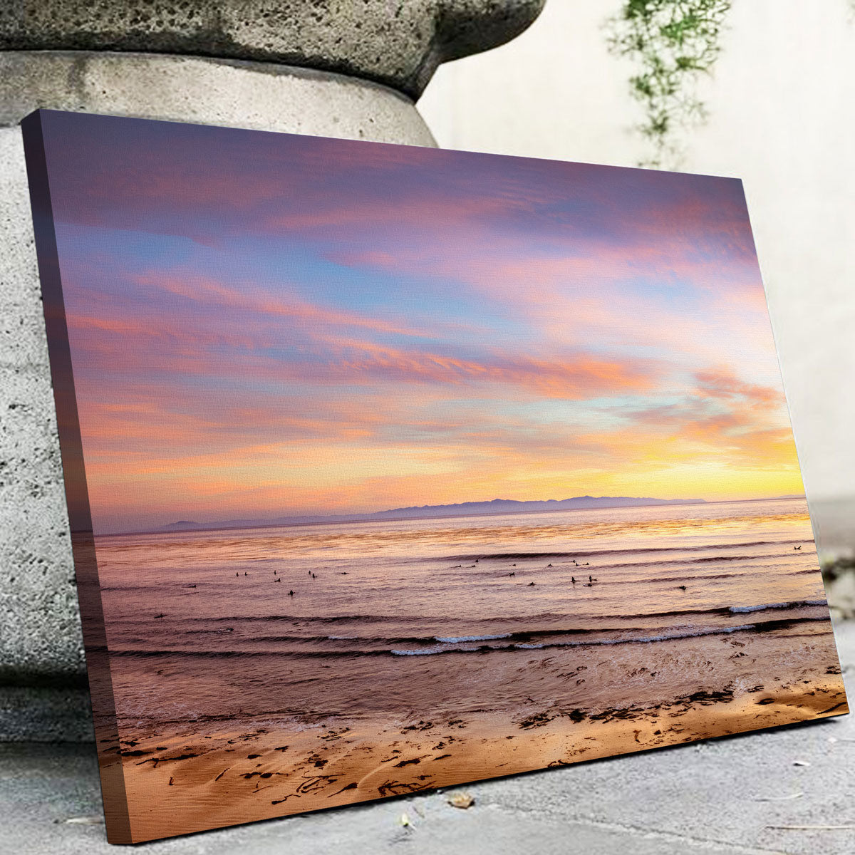 Stunning Devereux Sunset Wall Art by Kyle Sherry
