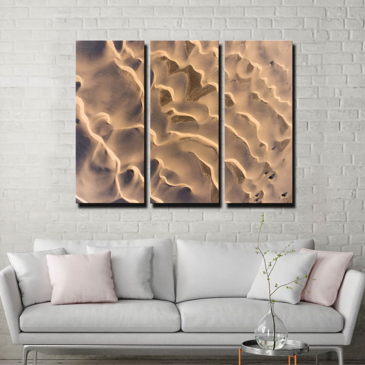 Stunning Sandy Waves Wall Art by Karolis Janulis