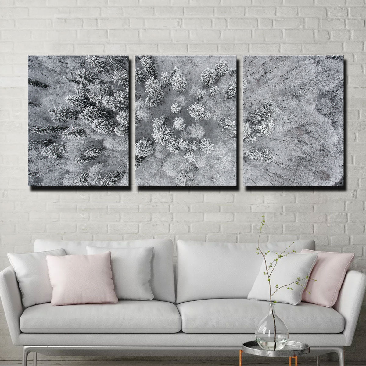Exquisite Forest Snow Wall Art by Karolis Janulis