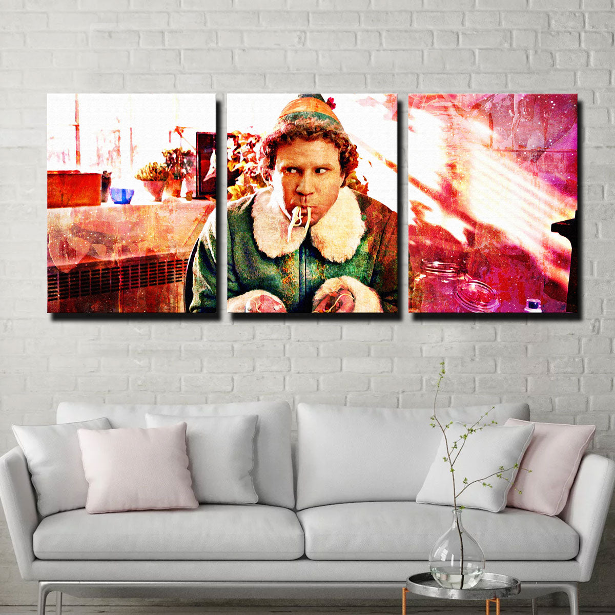 Exquisite Elf Wall Art - Handmade with Sustainable Pine and Museum-Quality Canvas