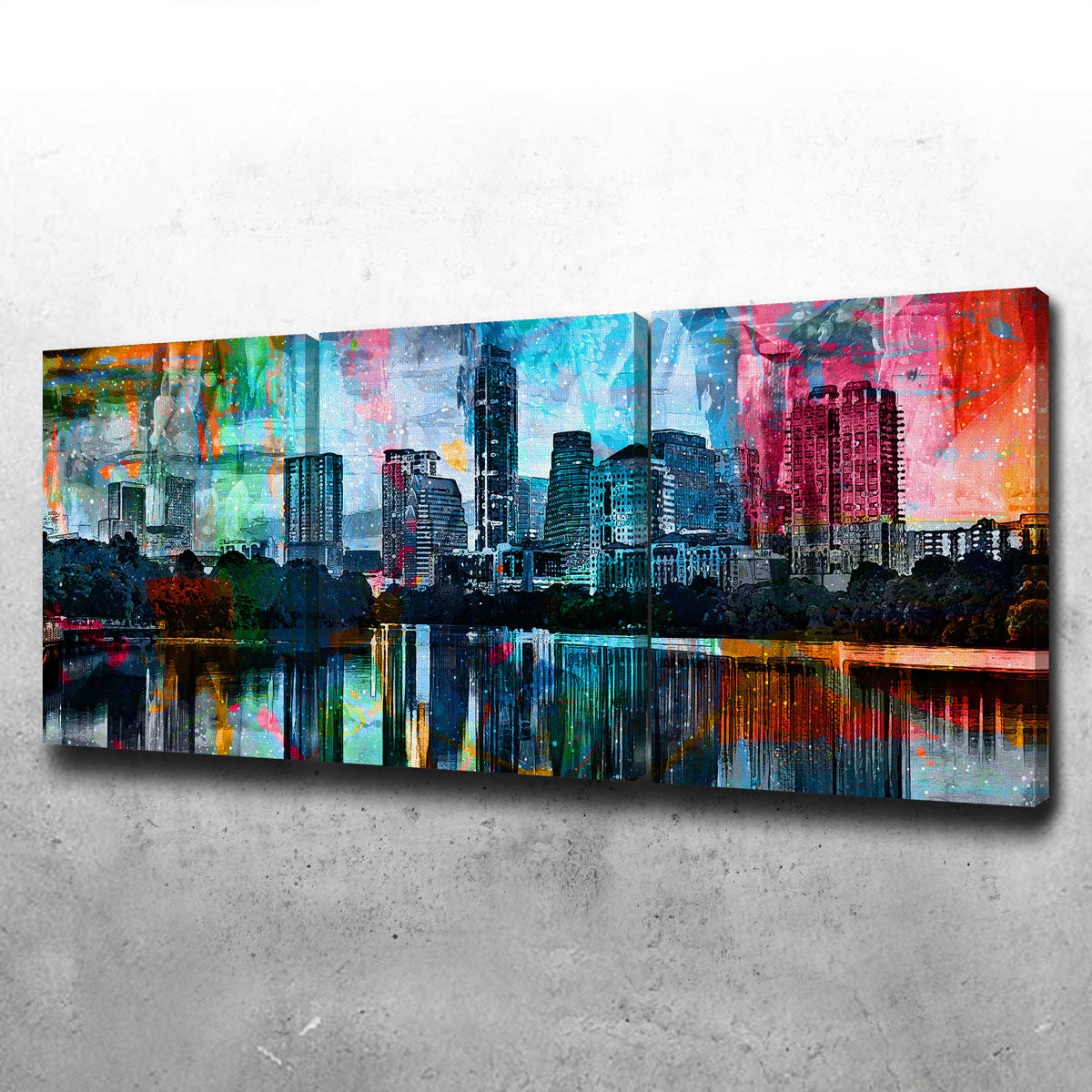 Stunning Abstract Austin Wall Art for Modern Interiors