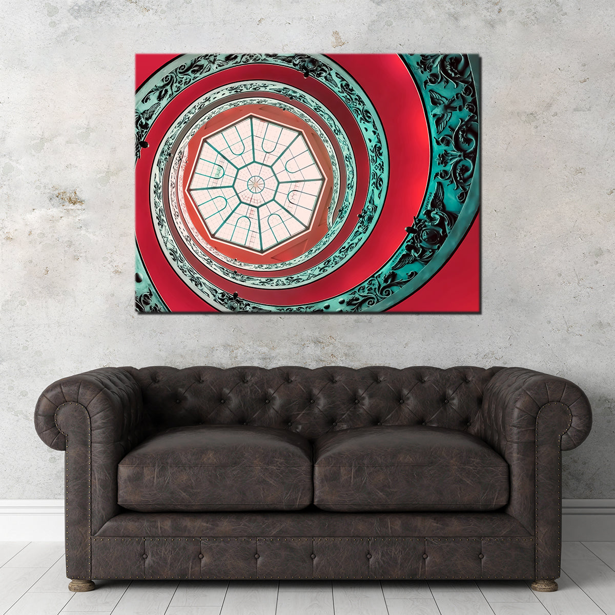 Stunning Spiral Skylight Wall Art for Home Decor