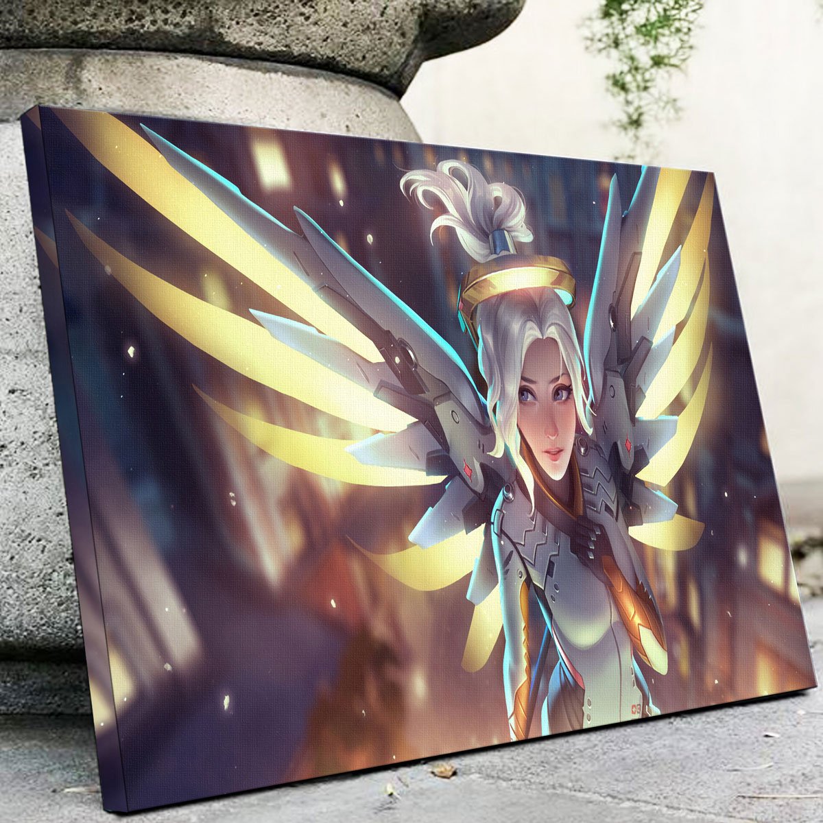 Stunning Overwatch Mercy Wall Art for Your Home Decor