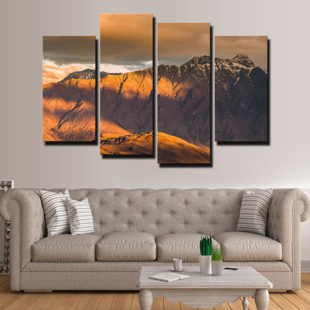 Stunning Queenstown Range Wall Art by Mike Cotton
