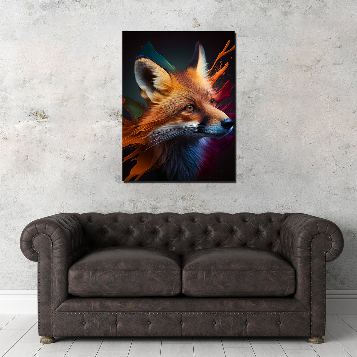 Stunning Fox Portrait Wall Art by Jennifer Hotai