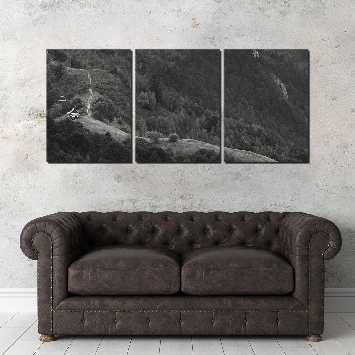 Exquisite Romania Hill Wall Art by George Sorin