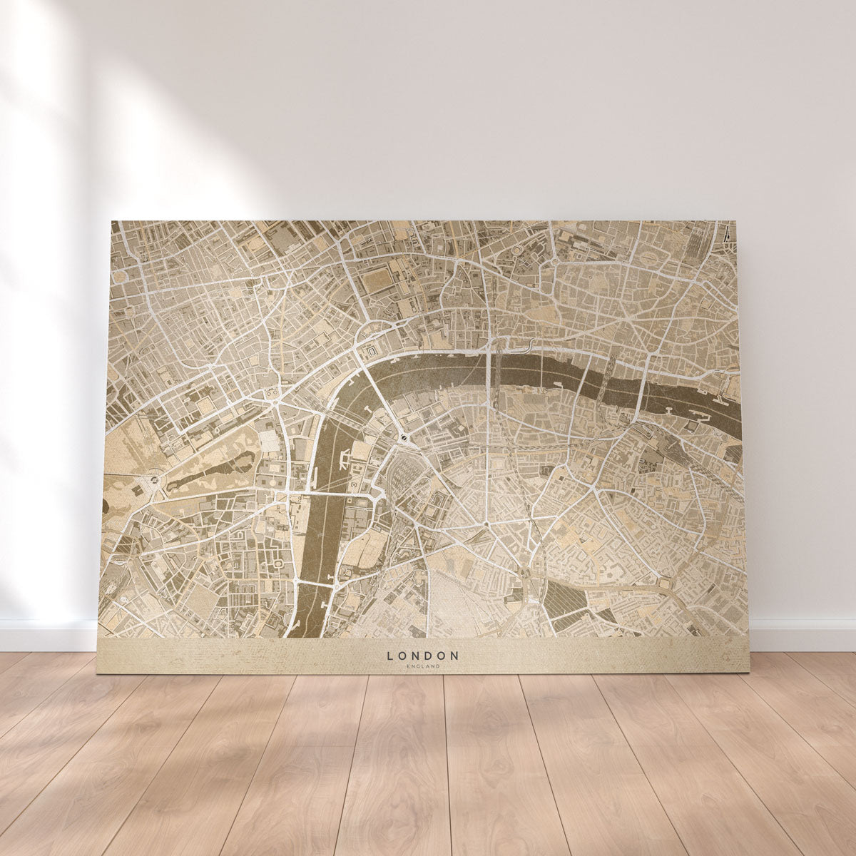 Stunning London Map 3 Wall Art by Blursbyai