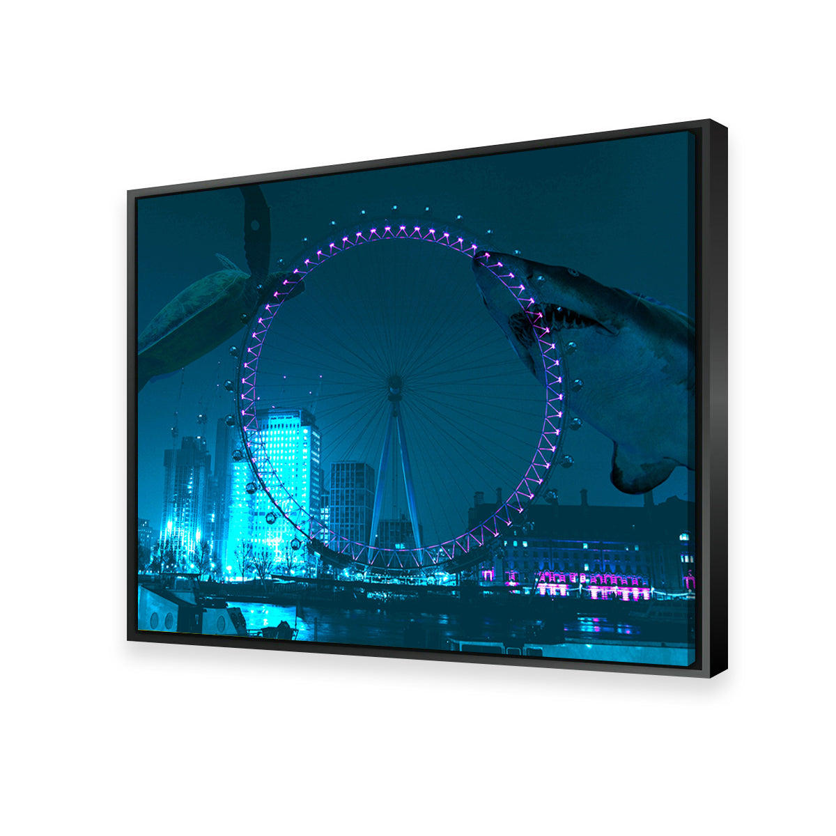 Stunning London Eye Manipulation Wall Art for Home Decor