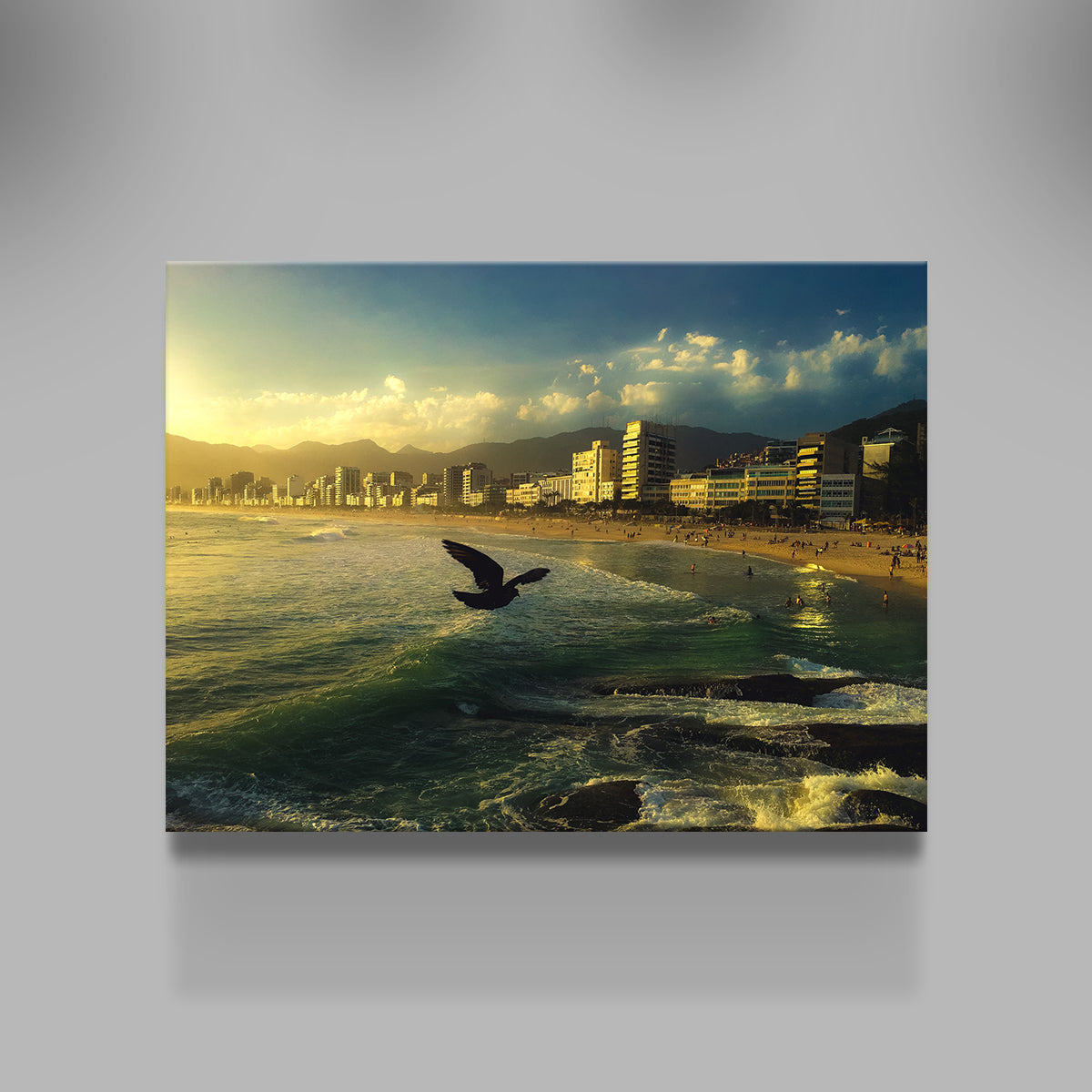 Exquisite Ipanema Rio Wall Art by Charity Dos Santos