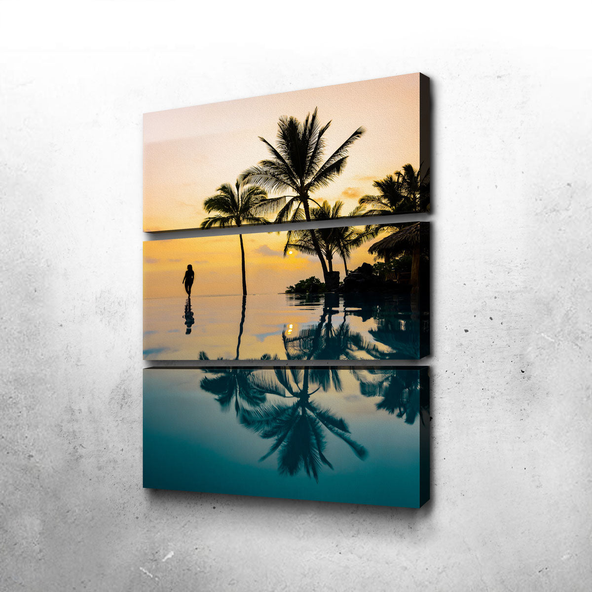 Exquisite Relaxation Sunset Wall Art for Home Decor