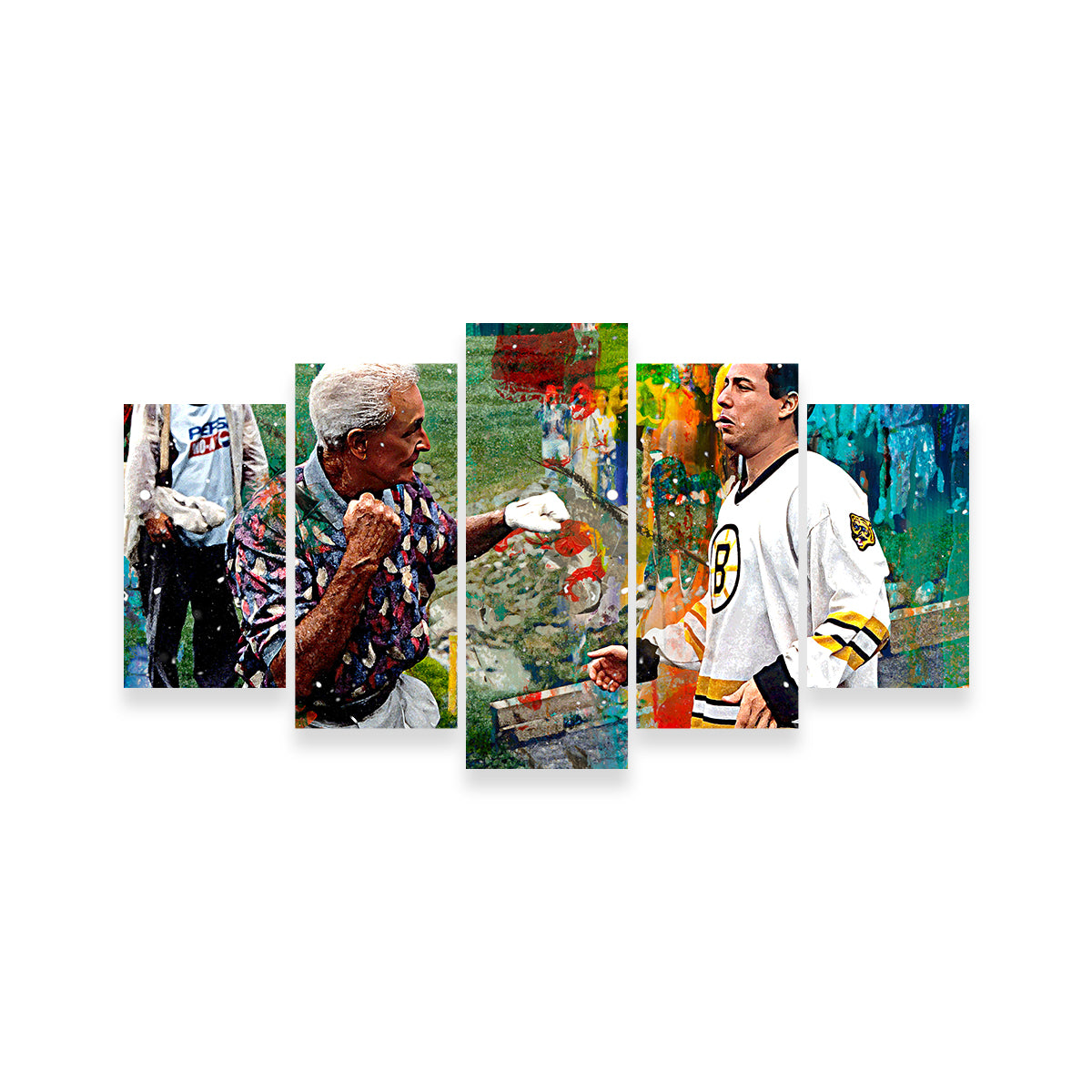 Happy Gilmore & Bob Barker High - Quality Wall Art for Home Decor