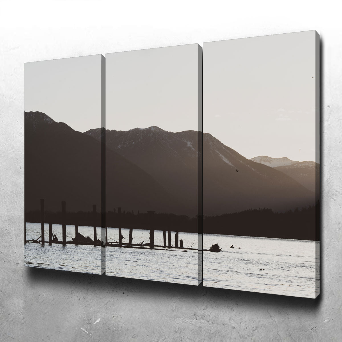 Exquisite Remnants of a Dock Wall Art by Mike Cotton