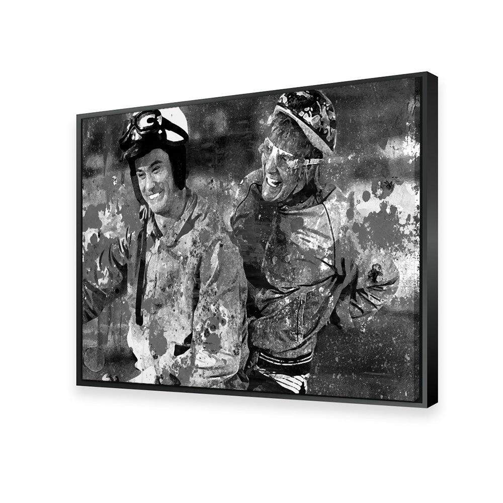 Eye - catching Dumb and Dumber Grayscale Wall Art for Stunning Decor