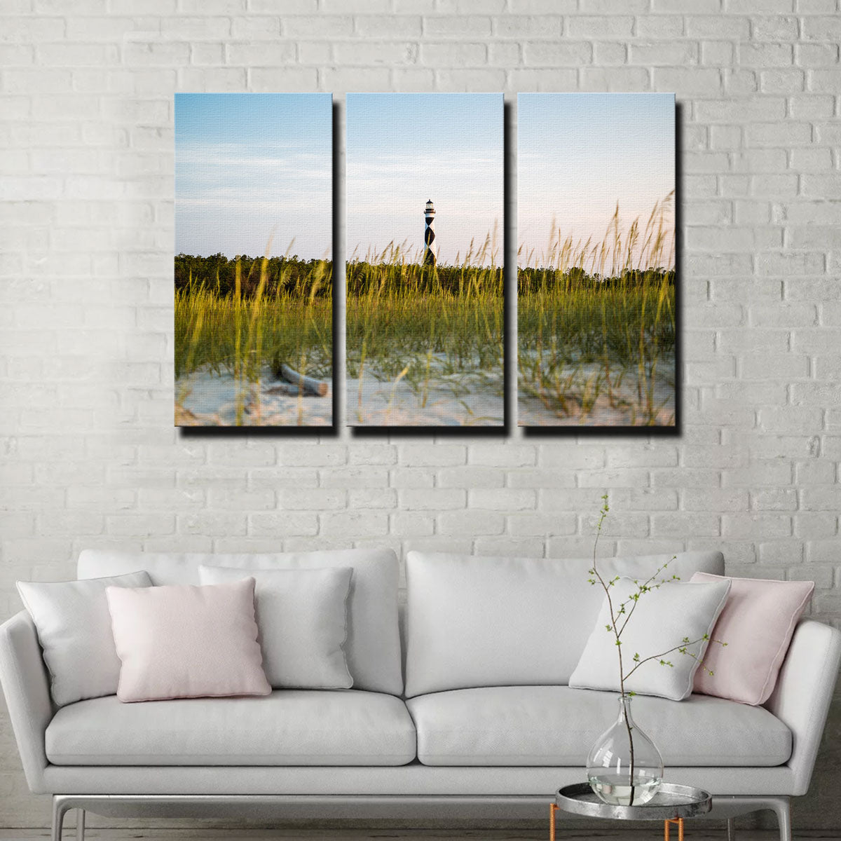Stunning Lighthouse At Dawn Wall Art for Your Home Decor