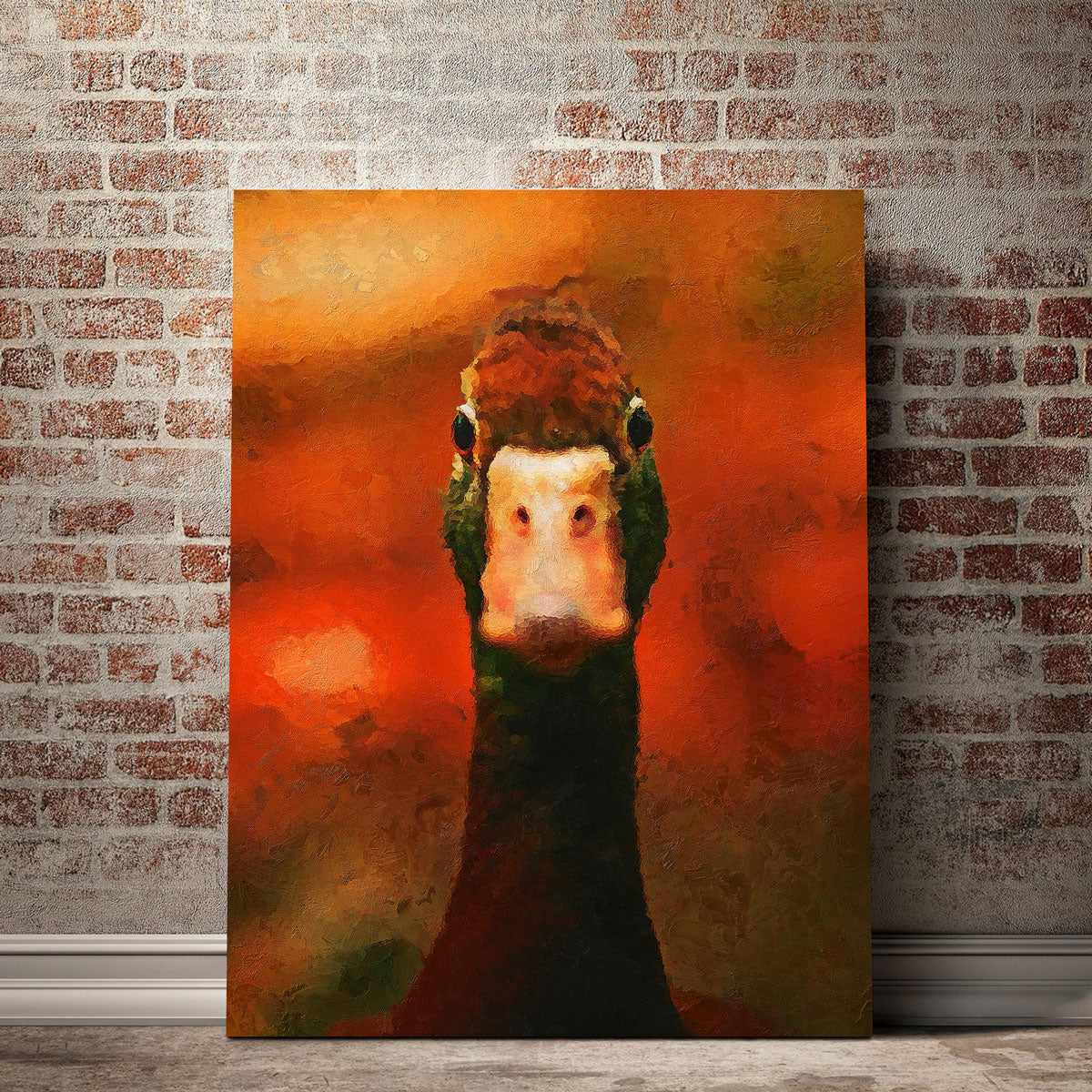 Stunning Duck Painting Wall Art by Gab Fernando