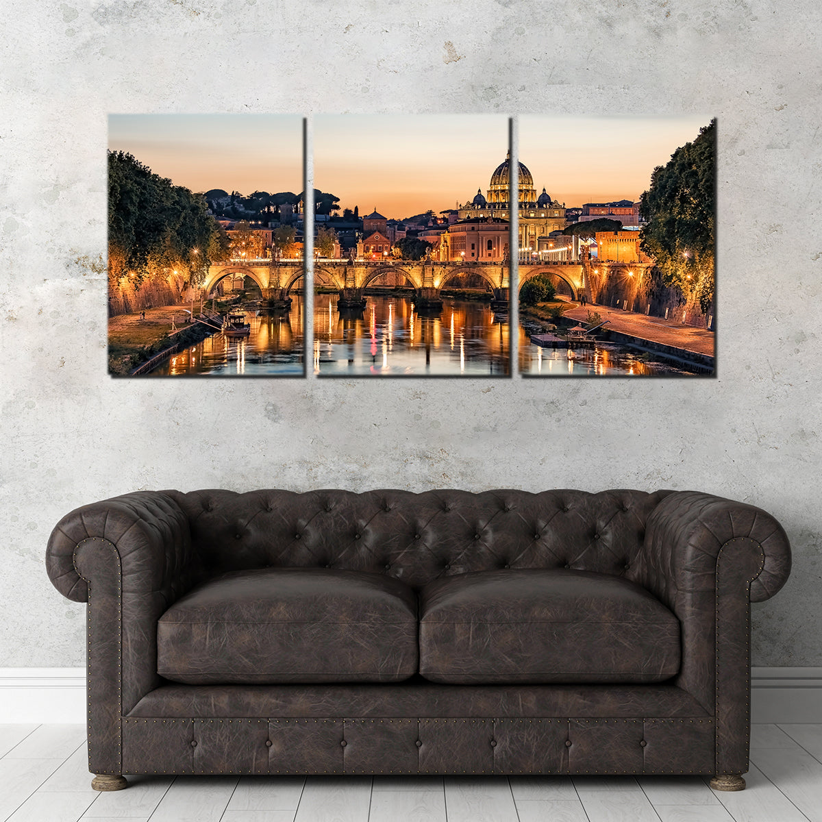 Stunning Rome Sunset Wall Art for Your Home Decor