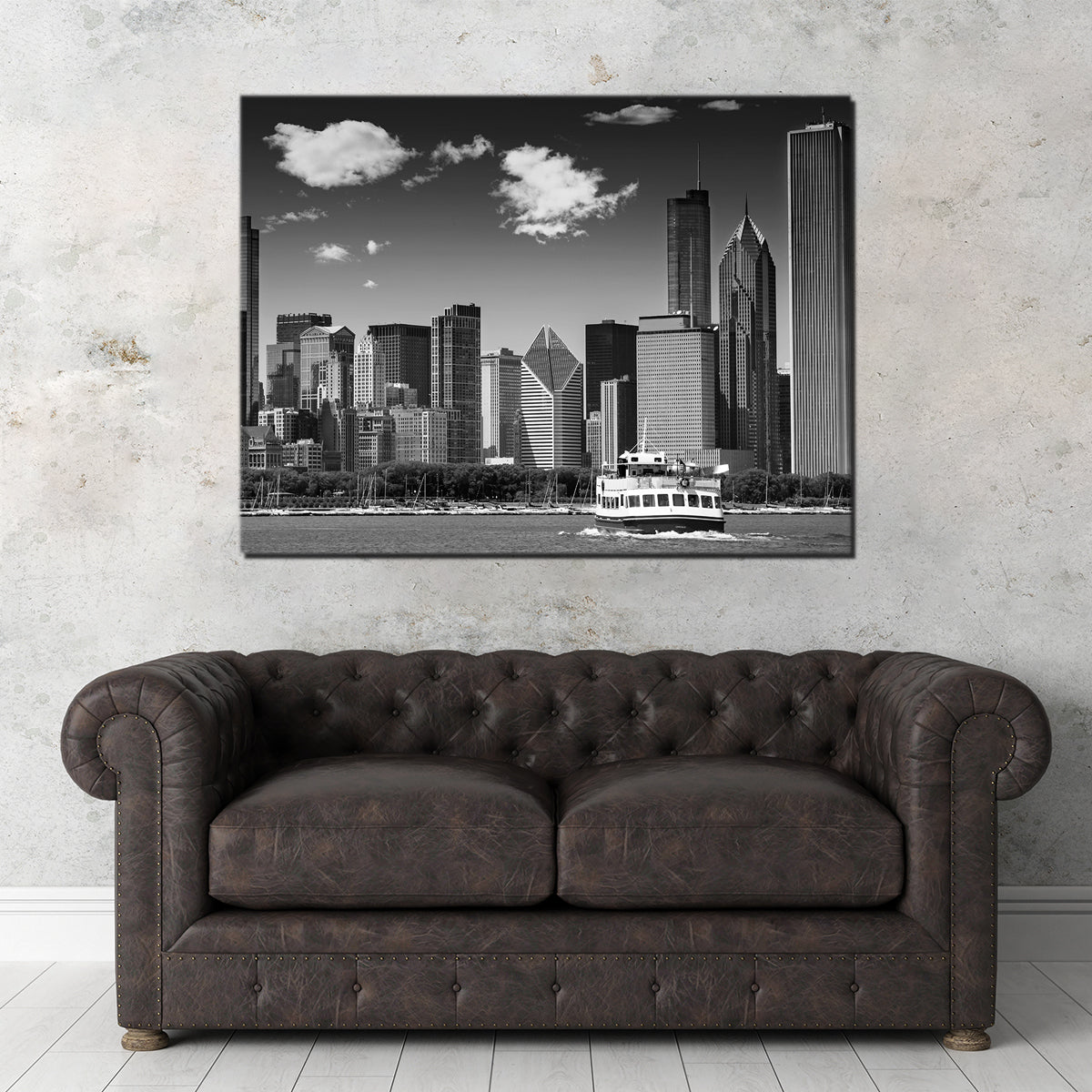 Stunning Chicago Skyline Wall Art by Melanie Viola