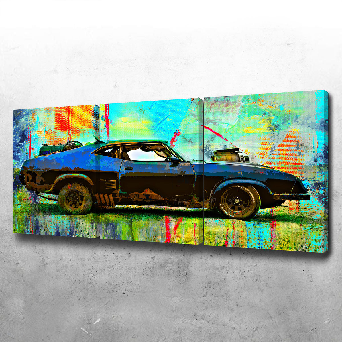 Unique Abstract Interceptor Wall Art for Home Decor