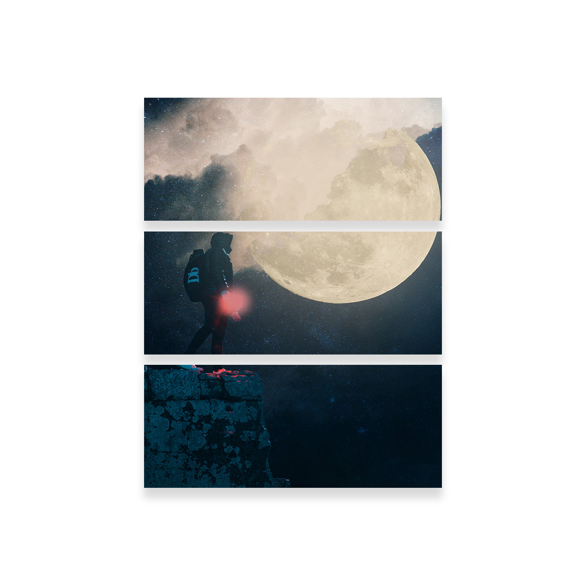 Enchanting Look At The Moon Wall Art by RAPart
