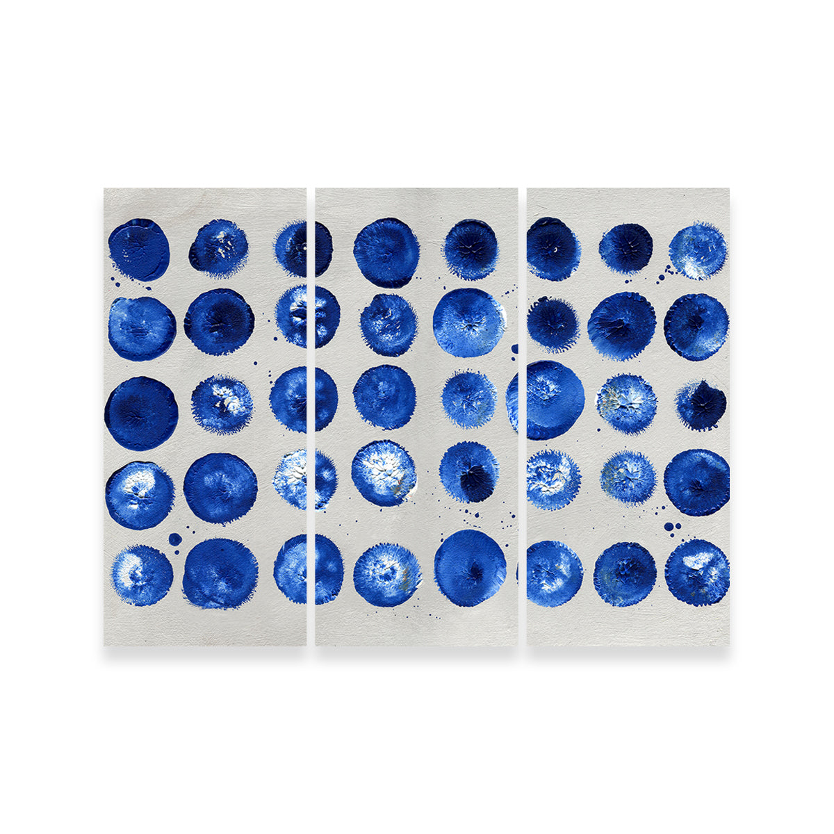 Stunning Blue Circles Wall Art by Evgeny Vetrov