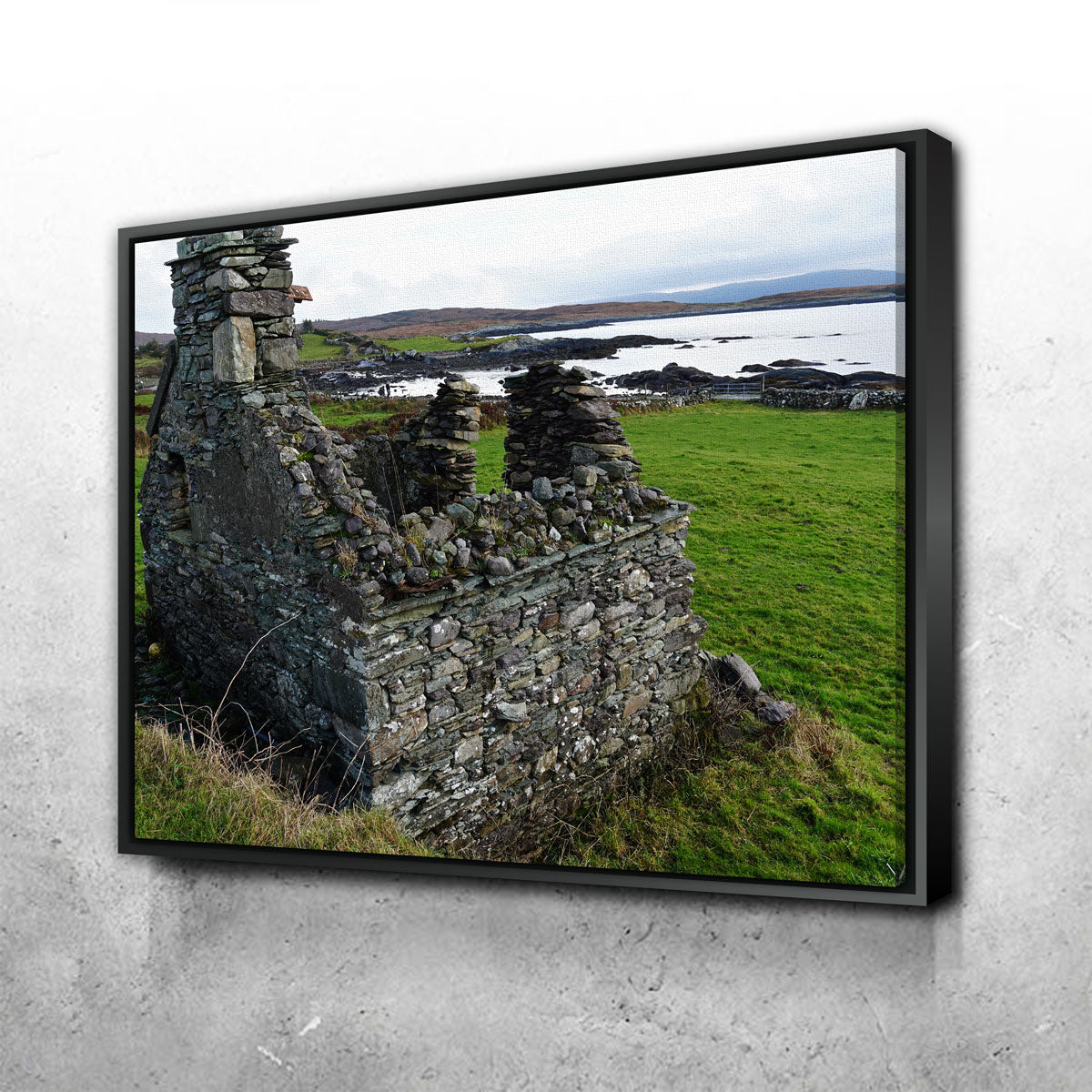 Enchanting Abandoned House in Trafask, Ireland Wall Art by David Campbell