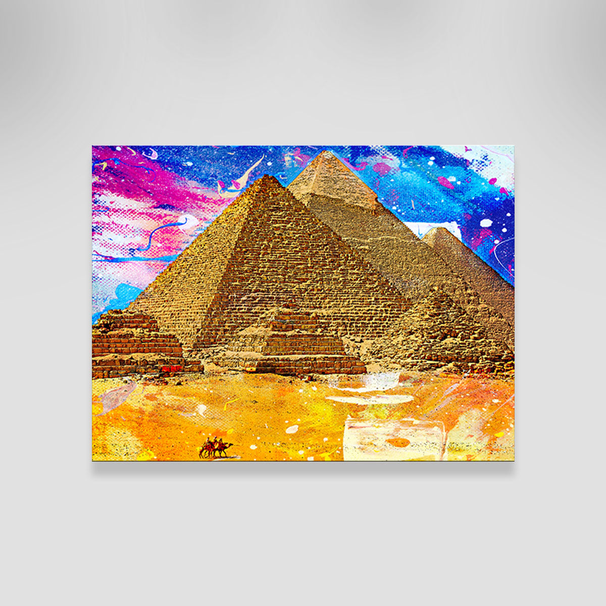 Stunning Egypt Pyramids Abstract Wall Art for Your Home Decor