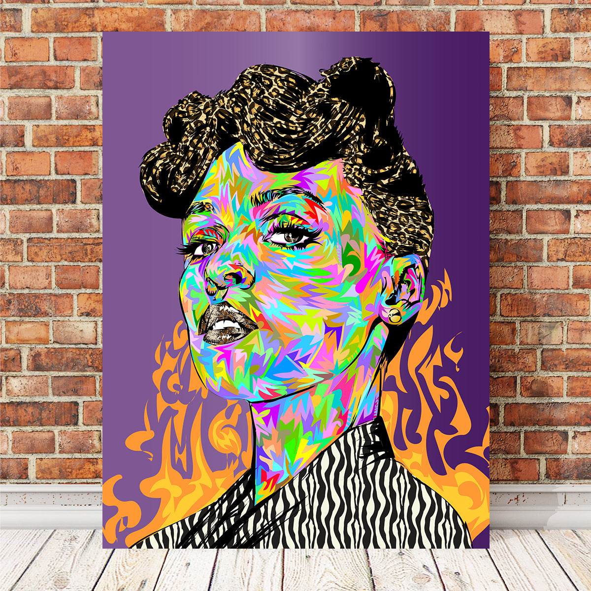 Stunning Janelle Monae Wall Art for Your Decor