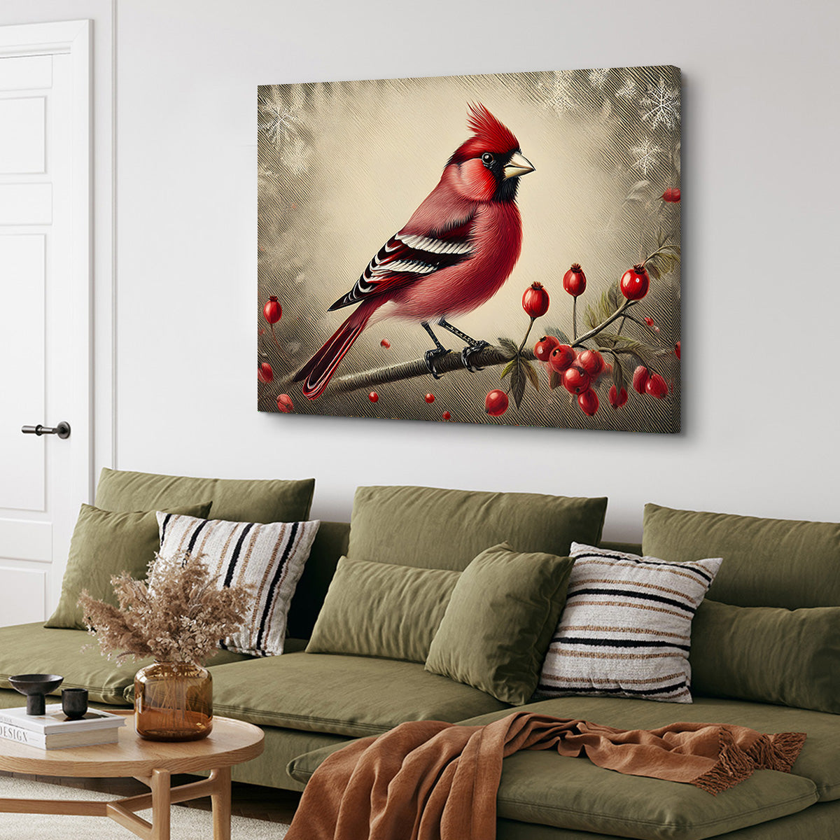 Exquisite Classic Northern Cardinal Wall Art for Home Decor