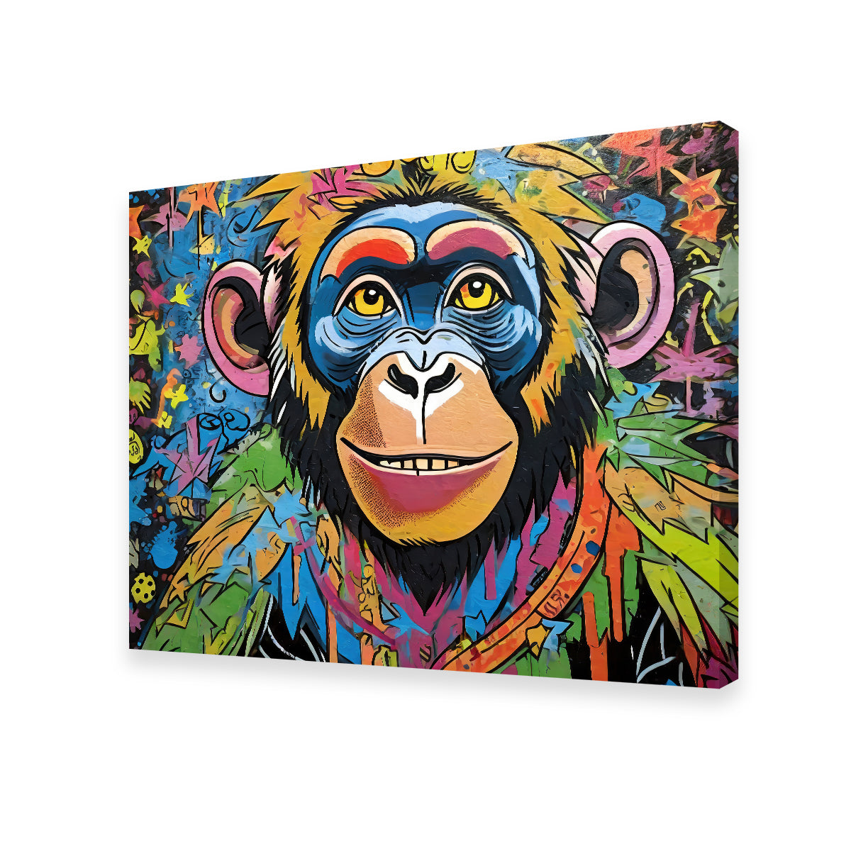 Chimp Graffiti Wall Art - Stunning Stephen Chambers Creation