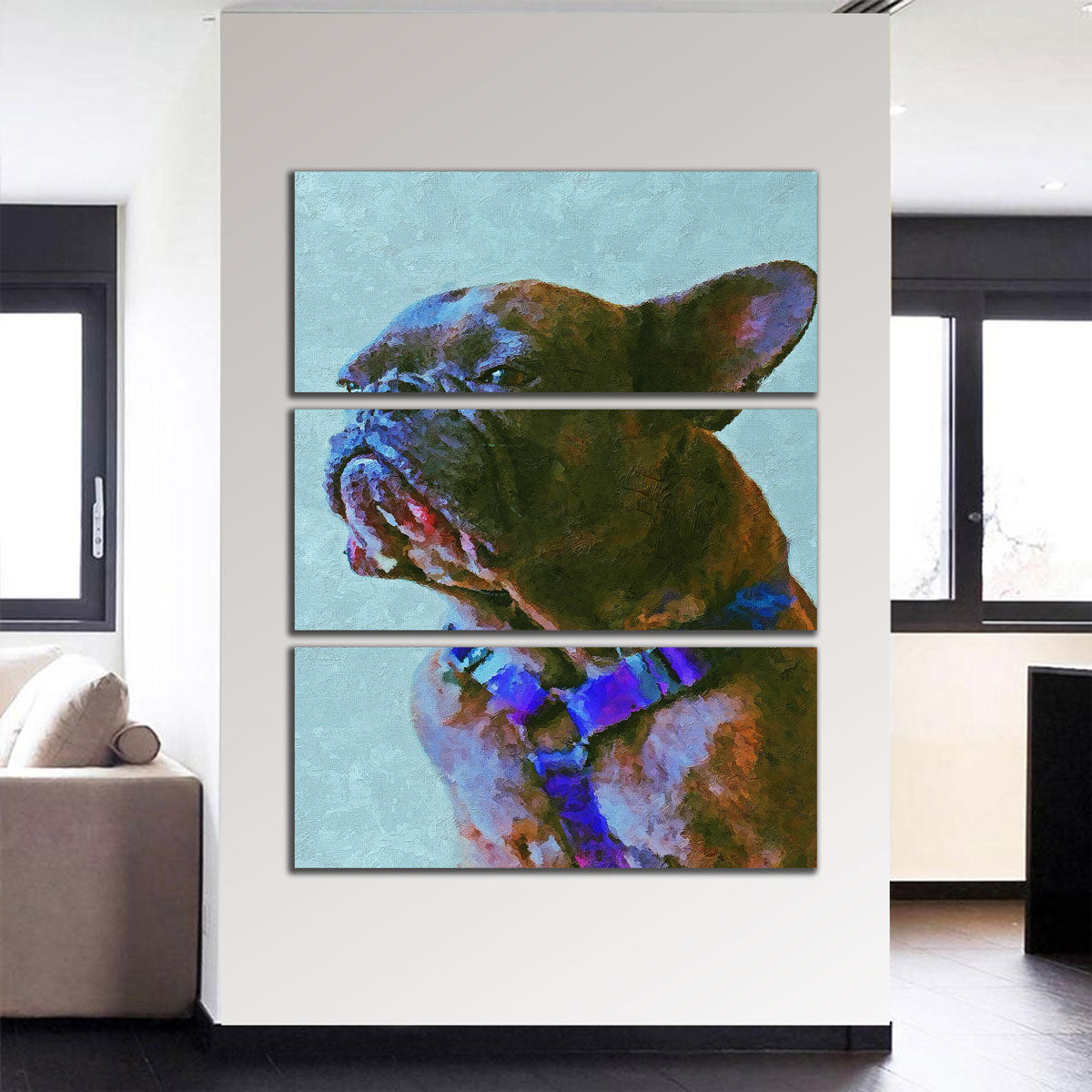 Charming Pug 2 Painting Wall Art by Gab Fernando