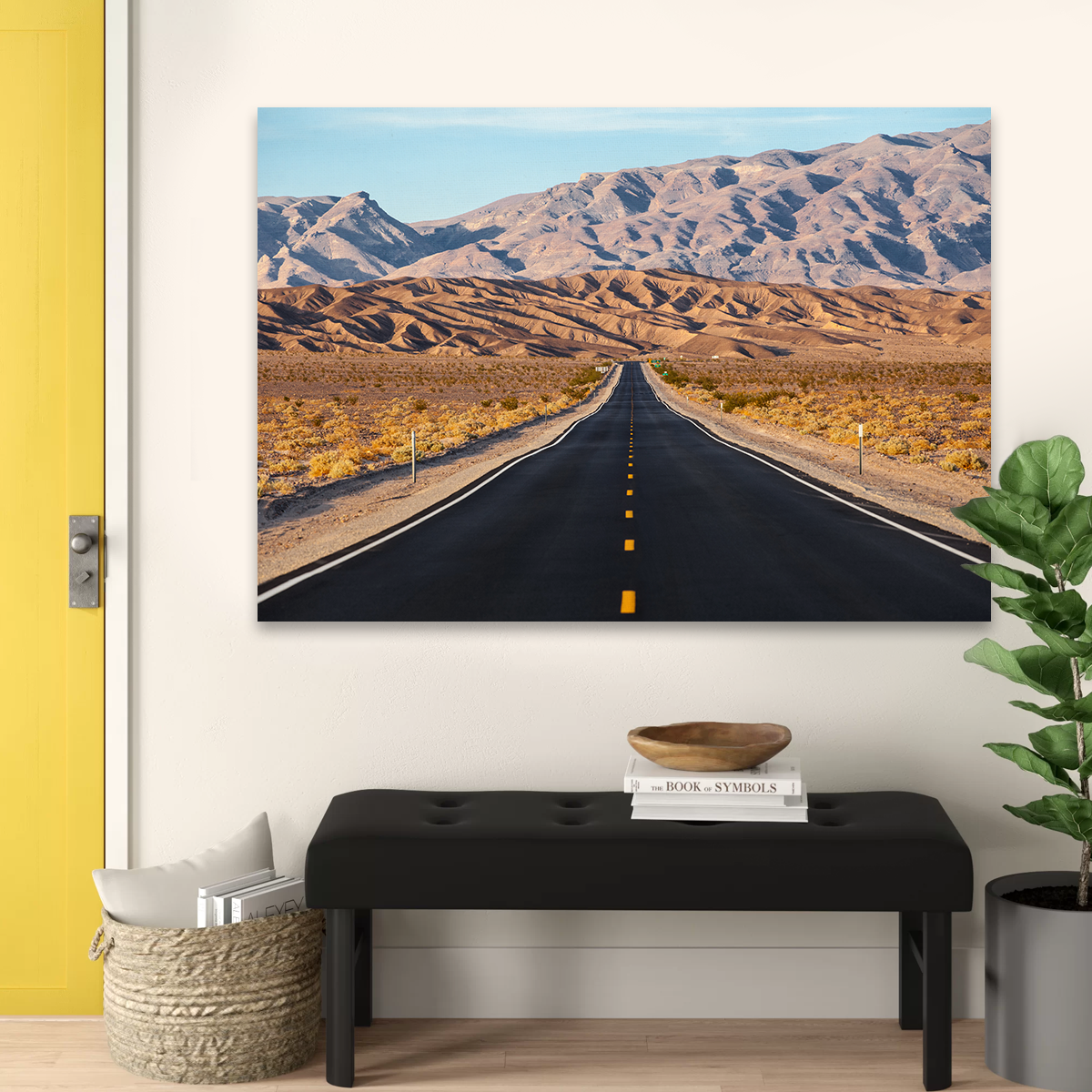 Stunning Road to Death Valley National Park Wall Art for Your Home Decor