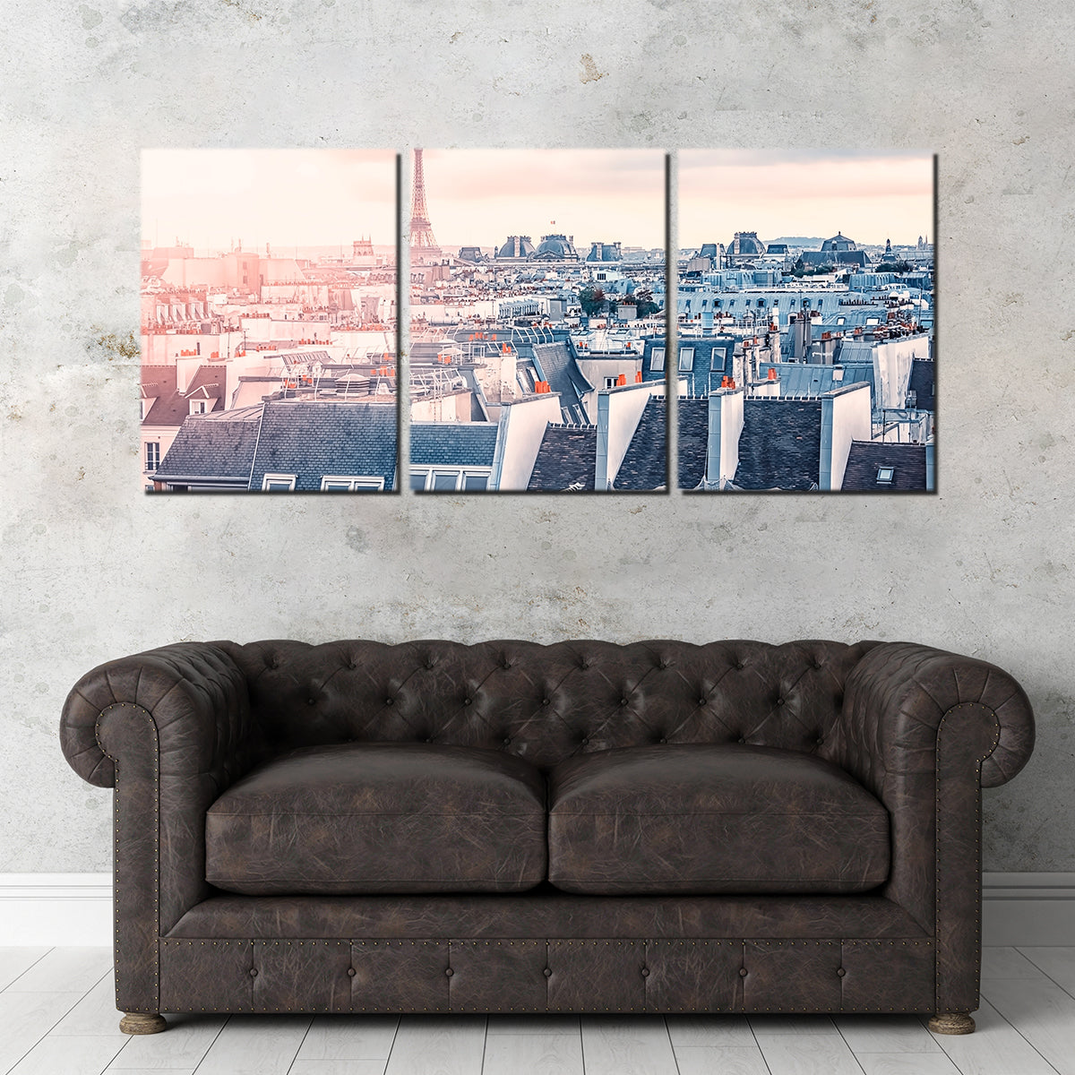 Exquisite Paris Roofs Wall Art for Home Decor