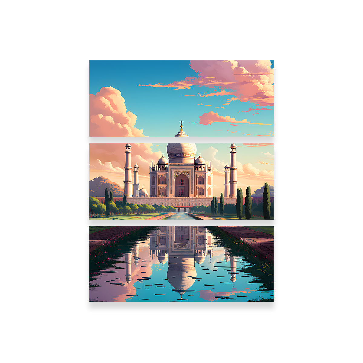 Exquisite India - Taj Mahal Wall Art for Stunning Home Decor