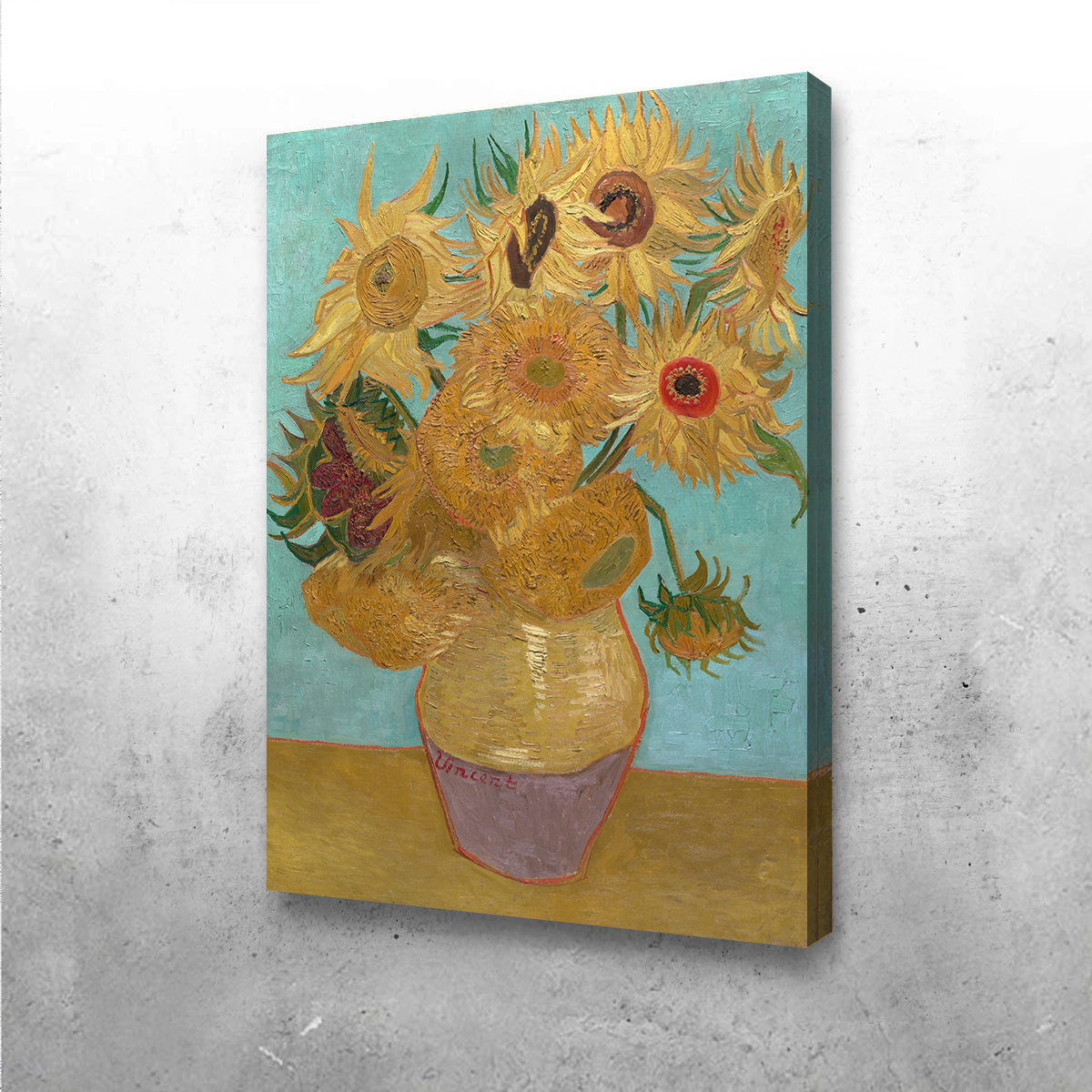 Stunning Dutch Sunflowers Wall Art by Vincent van Gogh