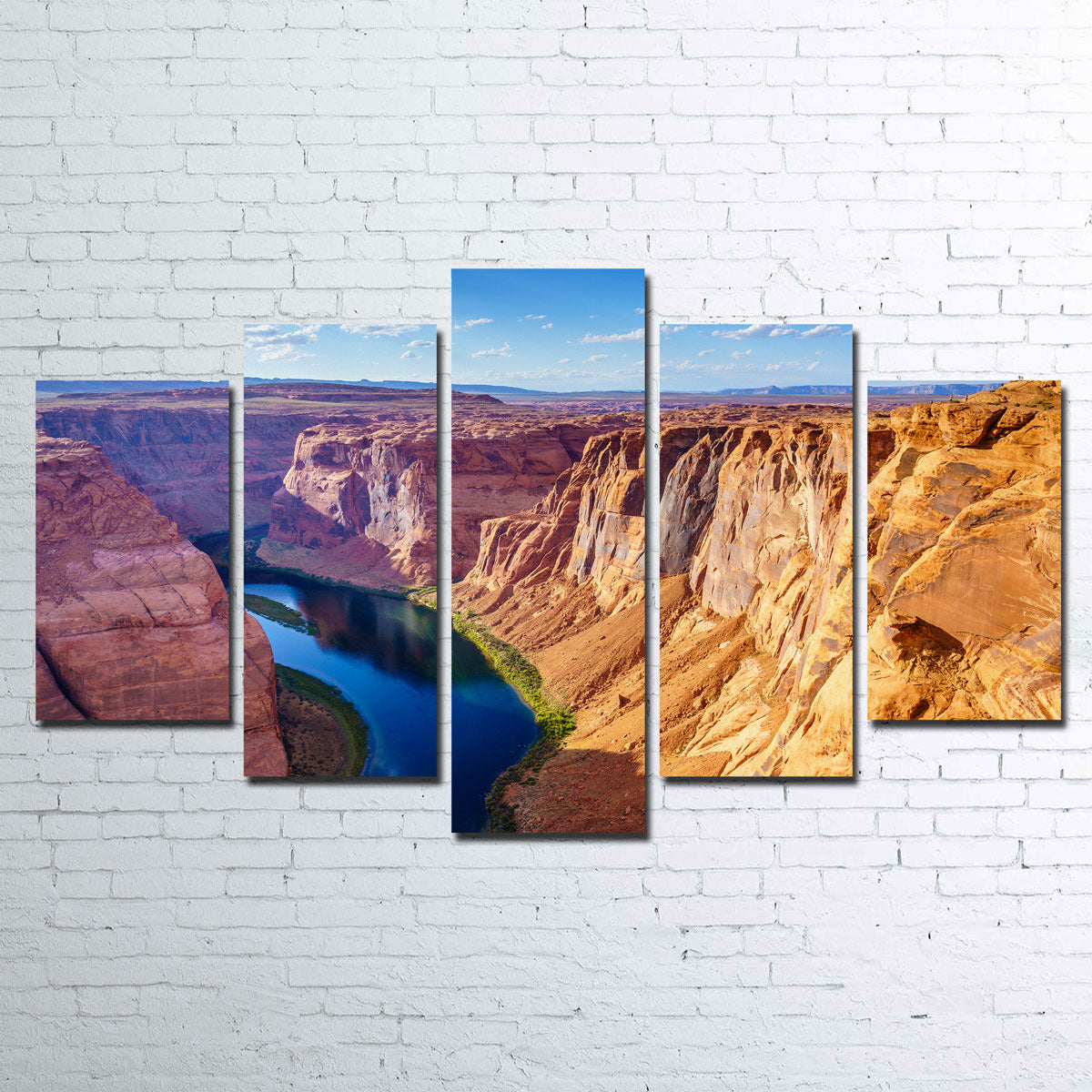 Stunning Grand Canyon with Colorado River Wall Art - Museum Quality